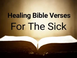 Healing bible verses