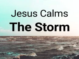 jesus calms the storm