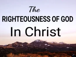 the righteousness of god in christ