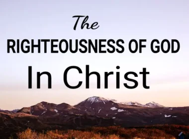 the righteousness of god in christ