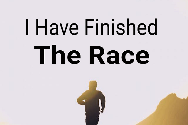 i have finished the race